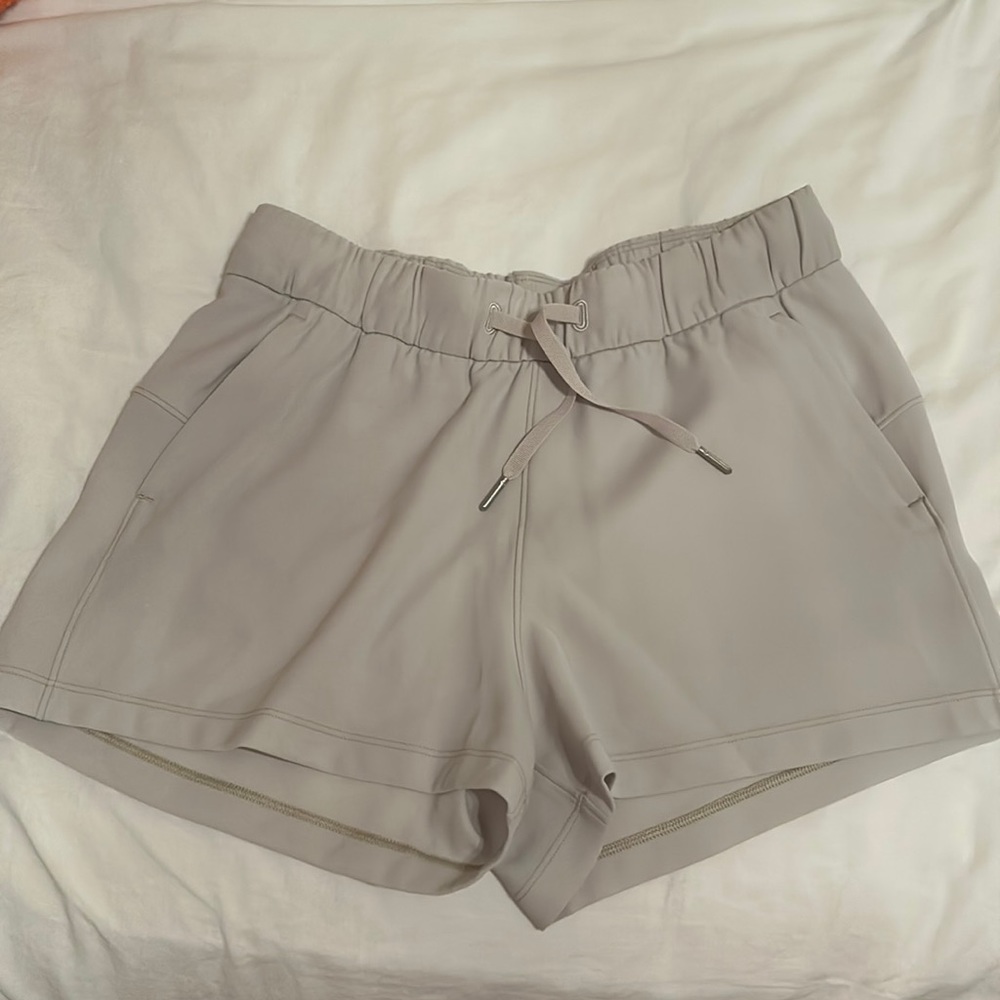 Cream Lululemon Shorts